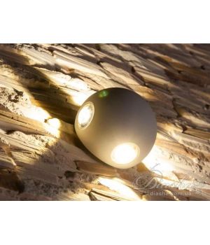 Четырёхлучевой фасадный LED светильник 12W DFB-1815WH NW