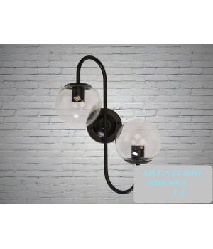 Бра в стиле Loft - "Молекула" на 2 лампы 356-2CL