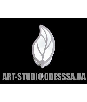 Настінне LED бра Art-Studio Лист біле 15W з ланцюжком  8028/1WH