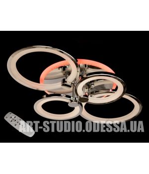 Потолочная светодиодная люстра, 100W 8022/4HR LED 3color dimmer
