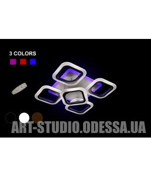 Люстра светодиодная с диммируеммым пультом 5588-4+1S Color LED