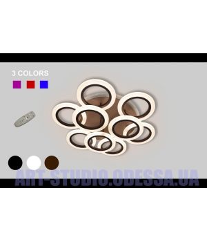 Светодиодная люстра, 95W 3855/6+3 Color LED