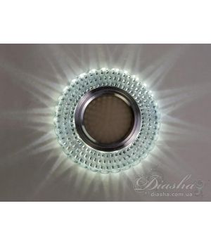 Хрустальный точечный светильник со встроенной LED подсветкой 7861R