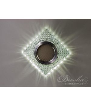 Хрустальный точечный светильник со встроенной LED подсветкой 7861S