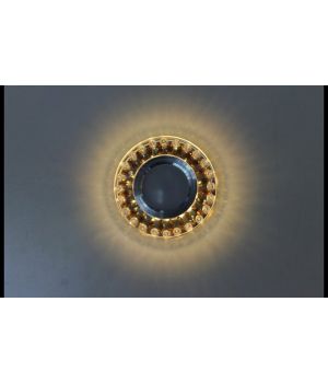 Точечный светильник с LED подсветкой декоративной части A143 Coffe