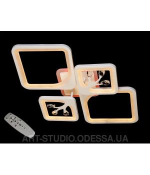 Люстра LED стельова від Art-Studio  біла 83W  8157/2+2WH LED 3color dimmer