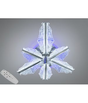 Стельова  LED люстра хром   від Art-Studio  78 Вт 25106/3+3HR LED 3color dimmer