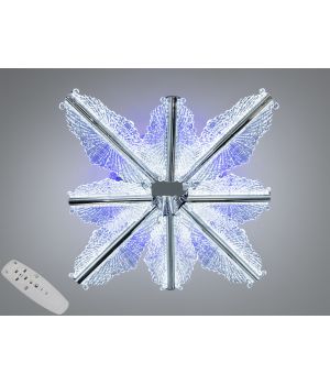 Стельова LED люстра хром від Art-Studio 105W 25106/4+4HR LED 3color dimmer