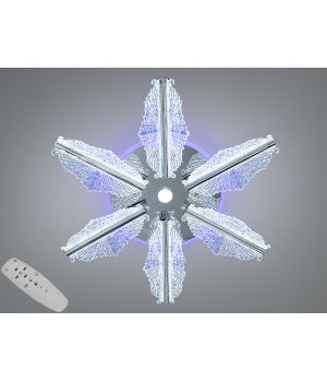 Люстра стельова хром  від Art-Studio LED 98W 25106/6HR LED 3color dimmer