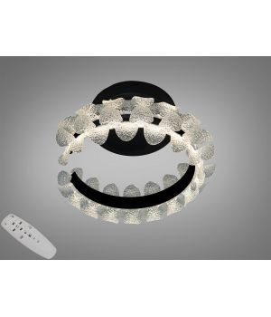 Стельова LED люстра чорна 40W  2511/400BK
