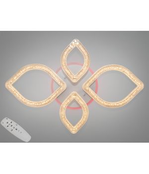 Стельова LED люстра біла від Art-Studio 55 Вт 2599/2+2WH LED 3color dimmer