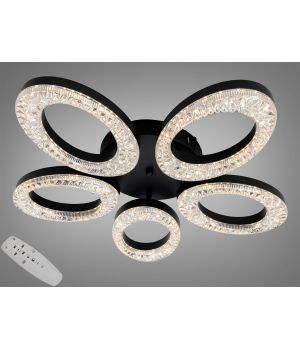Стельова LED люстра від Art-Studio  чорна 53Вт 5607/5BK