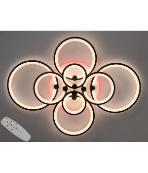 Люстра LED від Art-Studio  чорна 175Вт 8022/8BK LED 3color dimmer