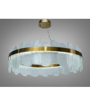 Підвісна кришталева  LED люстра від Art - Studio   золото 165Вт  803/800SGD