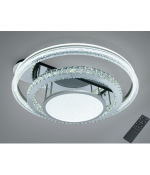 Стельова люстра LED від Art-Studio хром 195W  8818/800+600+400