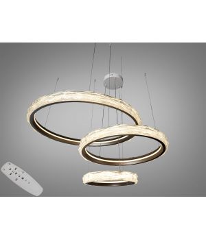 Підвісна люстра LED від Art-Studio у кольорі шампань 195Вт MD35285/800+600+400CG
