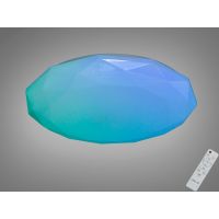 Смарт люстра LED RGB 80Вт пульт біла DB-8303/500RGB