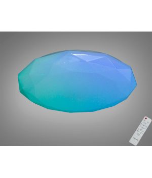 Смарт люстра LED RGB 80Вт пульт біла DB-8303/500RGB