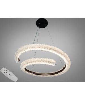 Підвісна LED люстра спіраль шампань від Art-Studio 132Вт MD2509/800CG