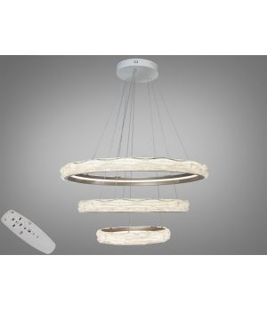 Підвісна  LED  люстра  шампань 3 кільця  від Art-Studio 170Вт MD3528/800+600+400CG