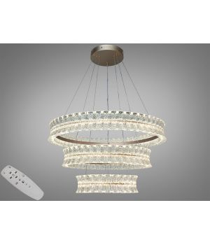 Підвісна люстра LED шампань  від Art-Studio 122Вт MD3529/800+600+400CG