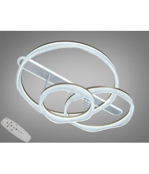 Стельова LED люстра шампань від Art-Studio 170W MX86672/400+800+600CG