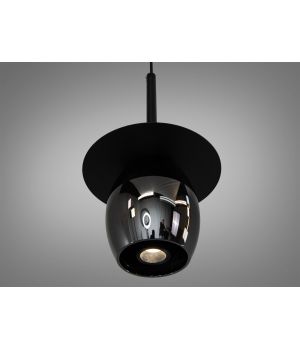 Підвісний LED світильник туба від Art-Studio чорний хром 8 Вт QY-H1170PB