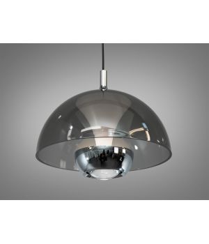 Підвісний світильник LED від Art-Studio хром димчасте скло 7Вт QY-H1205 CH+GY