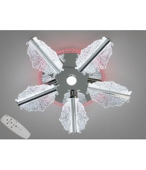 Люстра стельова від Art-Studio хром LED 60W  S25106/5HR LED 3color dimmer