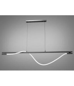 Підвісна LED люстра Ropelight чорний хром 20W SY9609-L1600BHR