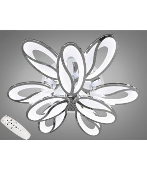 Пристельова лед люстра в формі квітки, 150W,  8090/6+3HR LED 3color dimmer