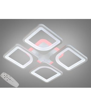 Світлодіодна люстра смарт-світильник з пультом, 70 Вт, S8060/4WH LED 3color dimmer