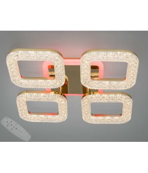 Світлодіодна люстра в коридор з диммером, 50W S2205/4G LED 3color dimmer