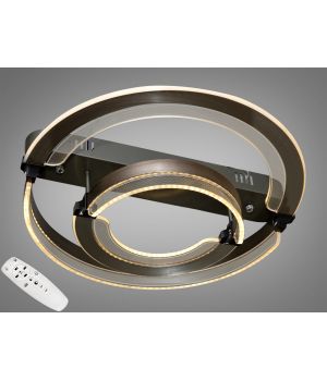 Сучасна LED люстра з пультом, диммером і підсвічуванням, 72W