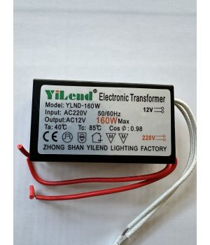Електронний трансформатор 220/12V 160W для галогенних ламп