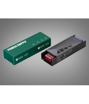 Блок живлення для LED стрічки, 12v, 60Вт, 5А PPF-A60w-12v