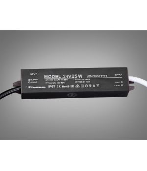 Ультратонкий блок живлення 24В, 25Вт, 1А, герметичний PPF-SY-C-24v-25w