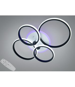 Люстра LED  золото 64Вт 2526/4BK LED 3color dimmer