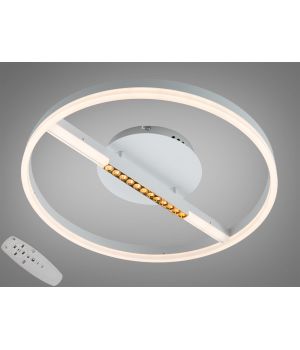 Світлодіодна люстра  біла 48W 2533WH dimmer