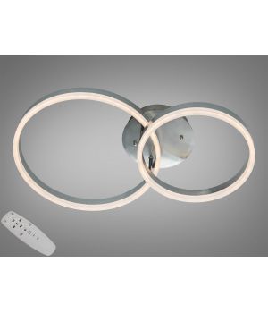 Люстра стельова  кільця мат хрои  від Art-Studio  50W 2539NEW HR dimmer