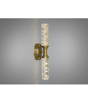 Настінне бра LED золото 5 Вт кришталевий ефект 8151-B GD