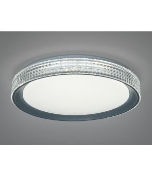Люстра LED біла сіра  46Вт 862D/400GR