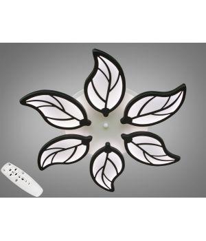Світлодіодна люстра з диммером, 105W  8028/6BK LED 3color dimmer