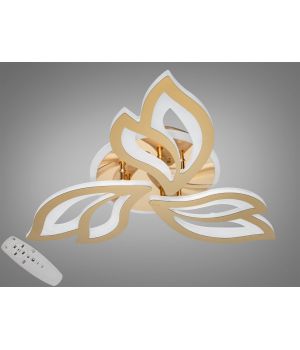 Сучасна LED люстра з пультом, підсвічуванням, 55W,  8165/3G LED 3color dimmer