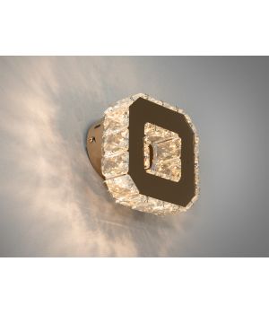 Привабливий настінний кришталевий LED світильник, 6W, 9603G
