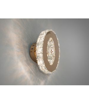 Красивий настінний кришталевий LED світильник, 6W, 9604G