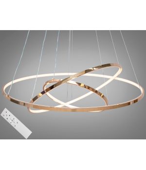 Сучасна світлодіодна люстра з пультом та димером, 150W,  MD9079-3G-800+600+400 dimmer