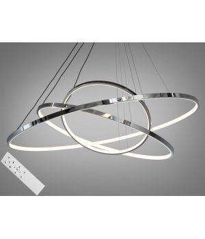 Футуристична LED люстра з пультом, диммером, 150 Вт,   MD9079-3HR-800+600+400 dimmer