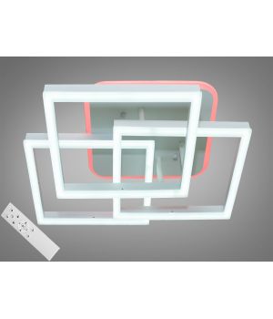 Світлодіодна люстра смарт світильник з пультом dimmer, 100W, MX11058/3S WH LED 3color dimmer