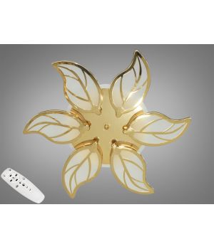 Світлодіодна люстра смарт світильник з пультом dimmer, 105W, 8028/6G LED 3color dimmer